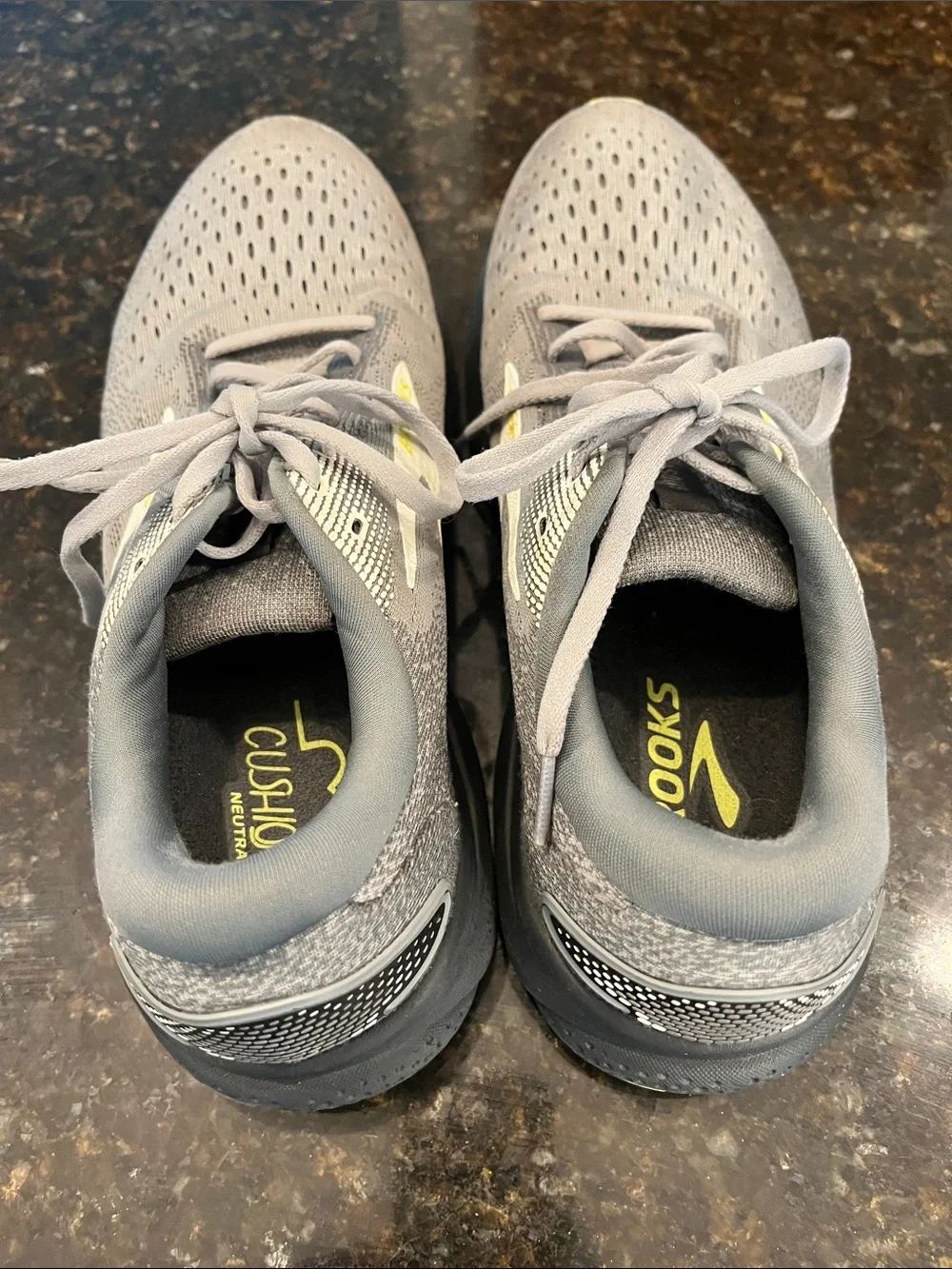 Men's Gray/Green sole Running Shoes  - Lightweight Comfort